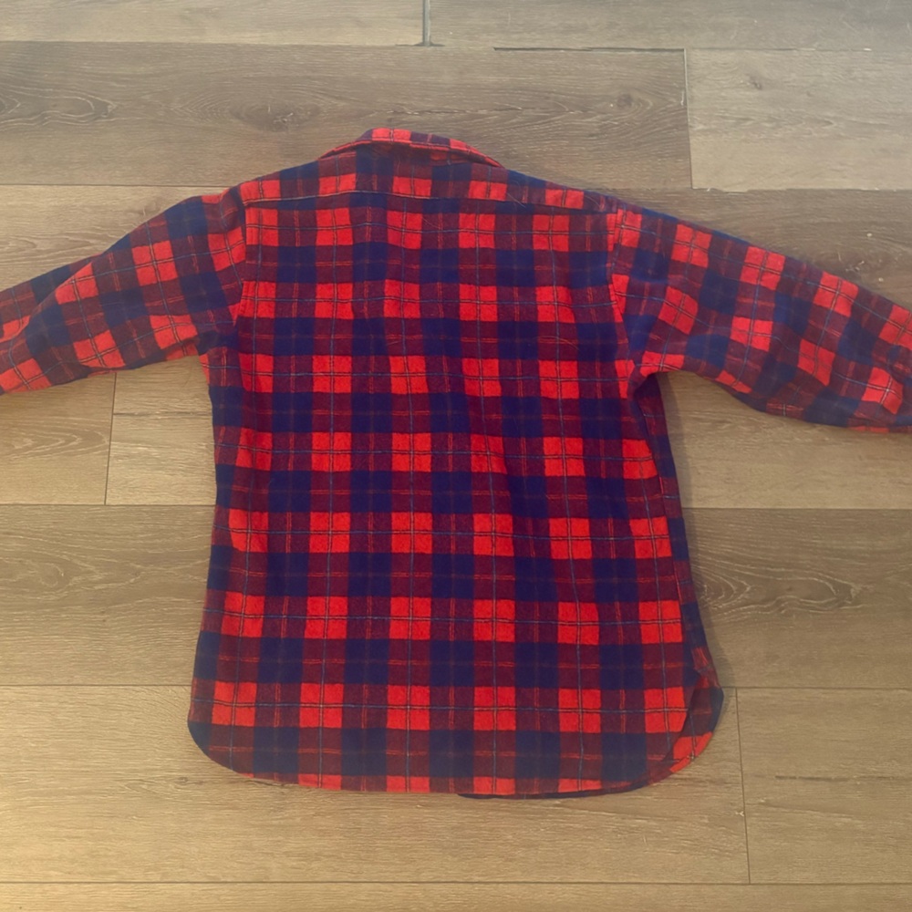 Pendleton Red Wool Garment - Picture 3 of 3